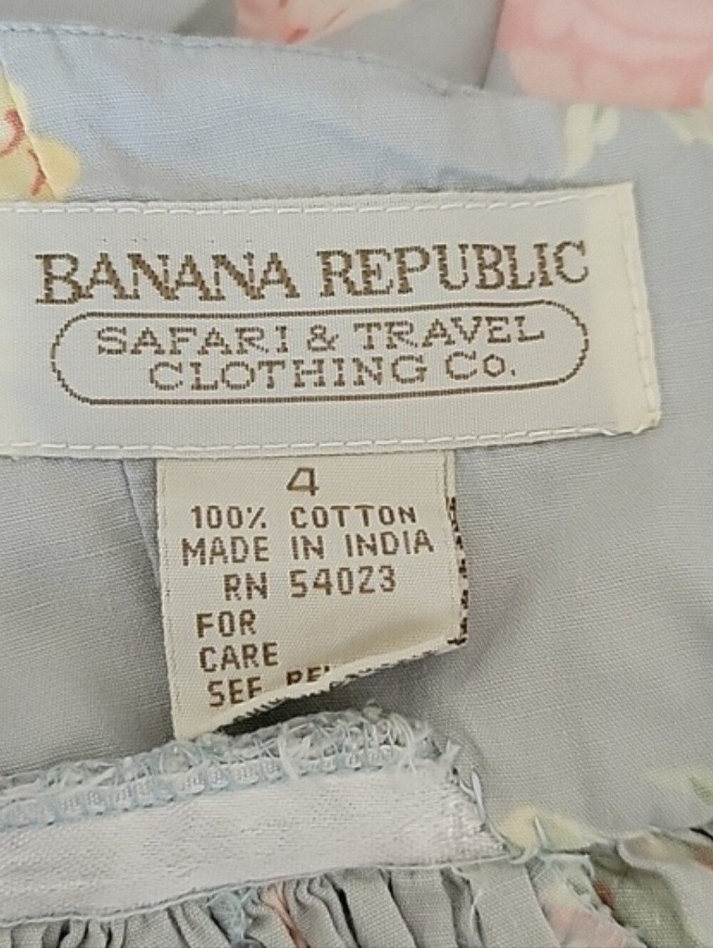 80's Bananna Republic Floral Dress - Picture 8 of 9